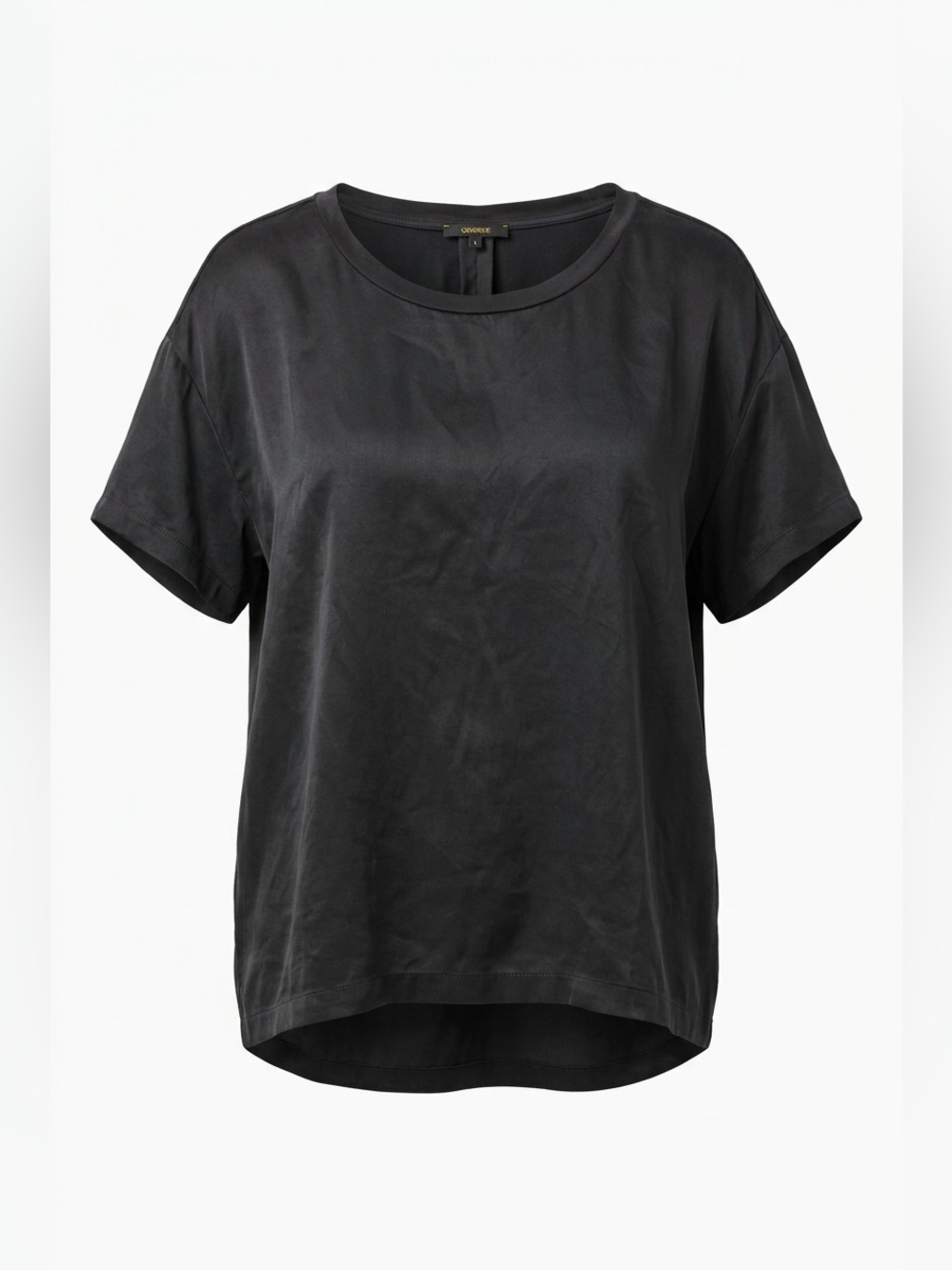 Quince Black Short Sleeve Crewneck Tee